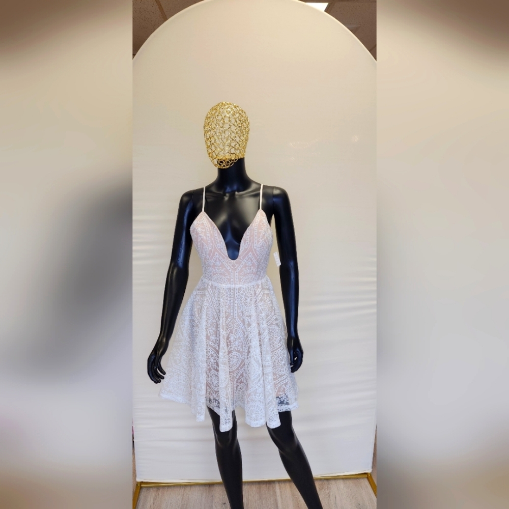 Off white summer dress